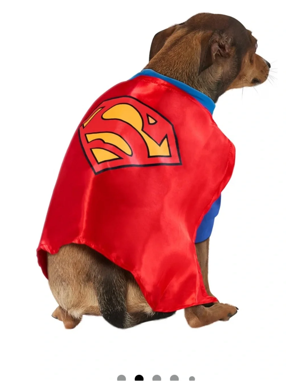 NWT Rubie's Superman DC Comics SuperheroesPet Cape Costume in Blue and Red